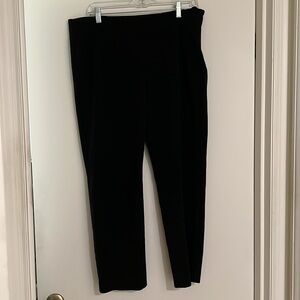 TALBOTS PETITE WOMEN'S BLACK STRETCH STRAIGHT LEG DRESS PANTS SIZE 14P